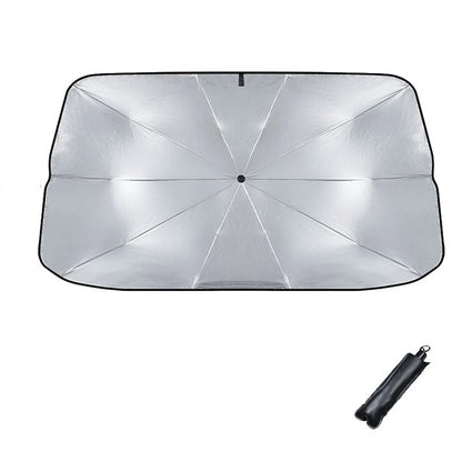 Car Sunshade Car Sunshade Retractable Sunscreen Heat Insulation Front Windshield Parasol